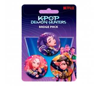 Blister 3 Insignias KPop Demon Hunters