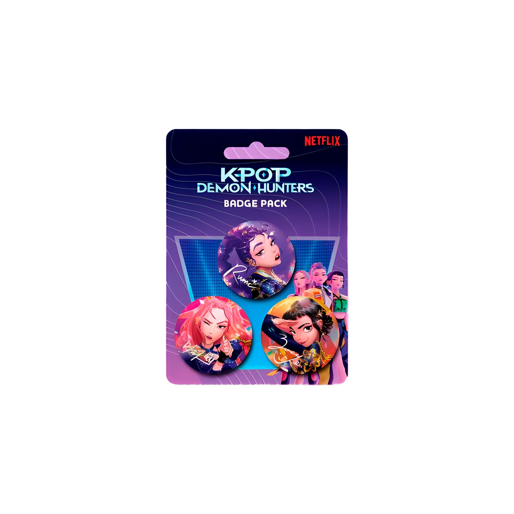 Blister 3 Insignias KPop Demon Hunters