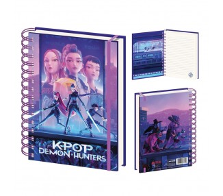 Cuaderno A5 KPop Demon Hunters
