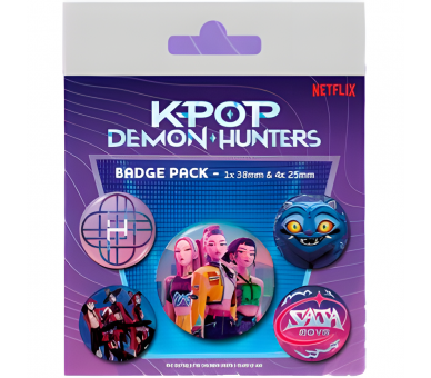 Blister 5 Insignias KPop Demon Hunters