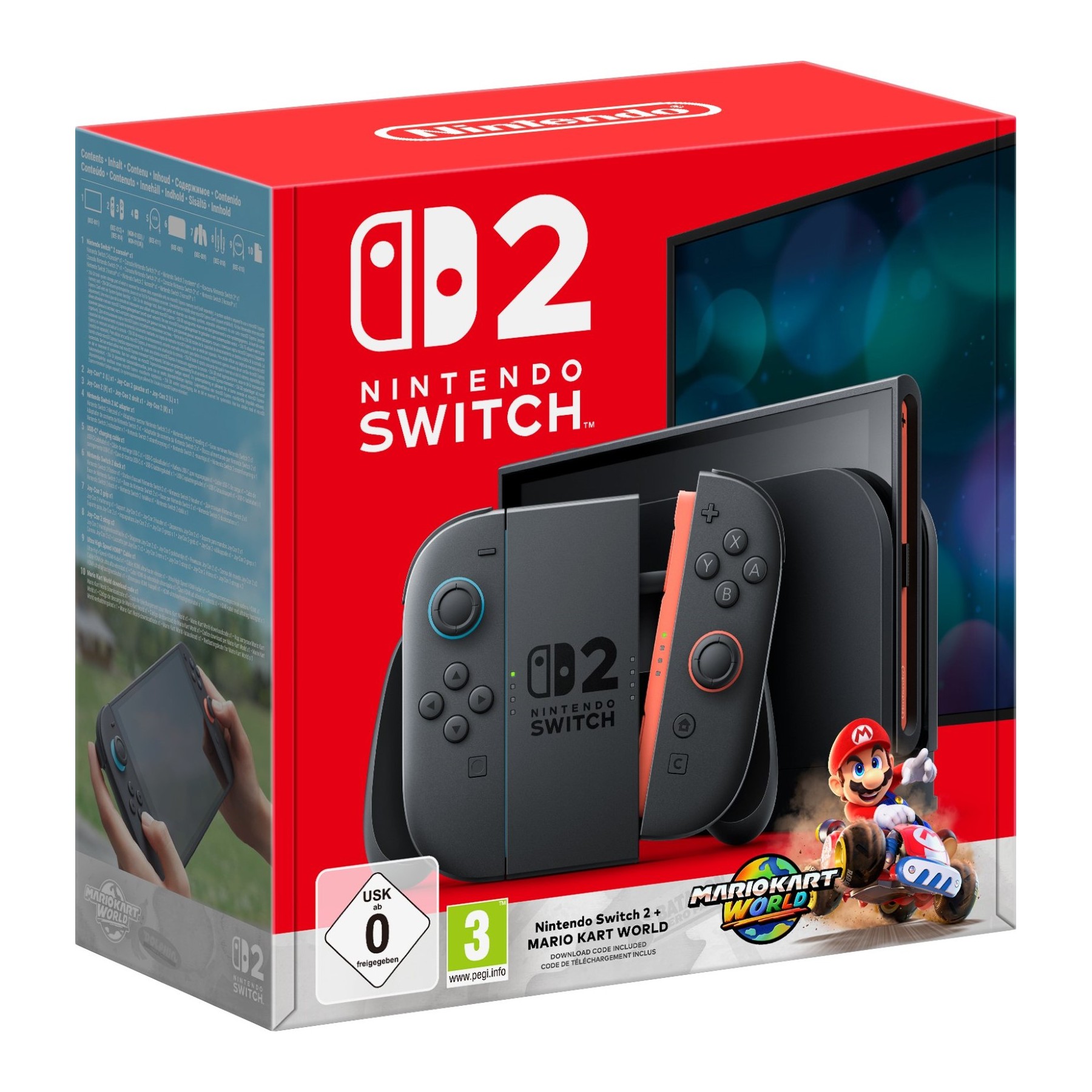 Consola Nintendo Switch 2 & Mario Kart World Bundle (Codigo Descarga)