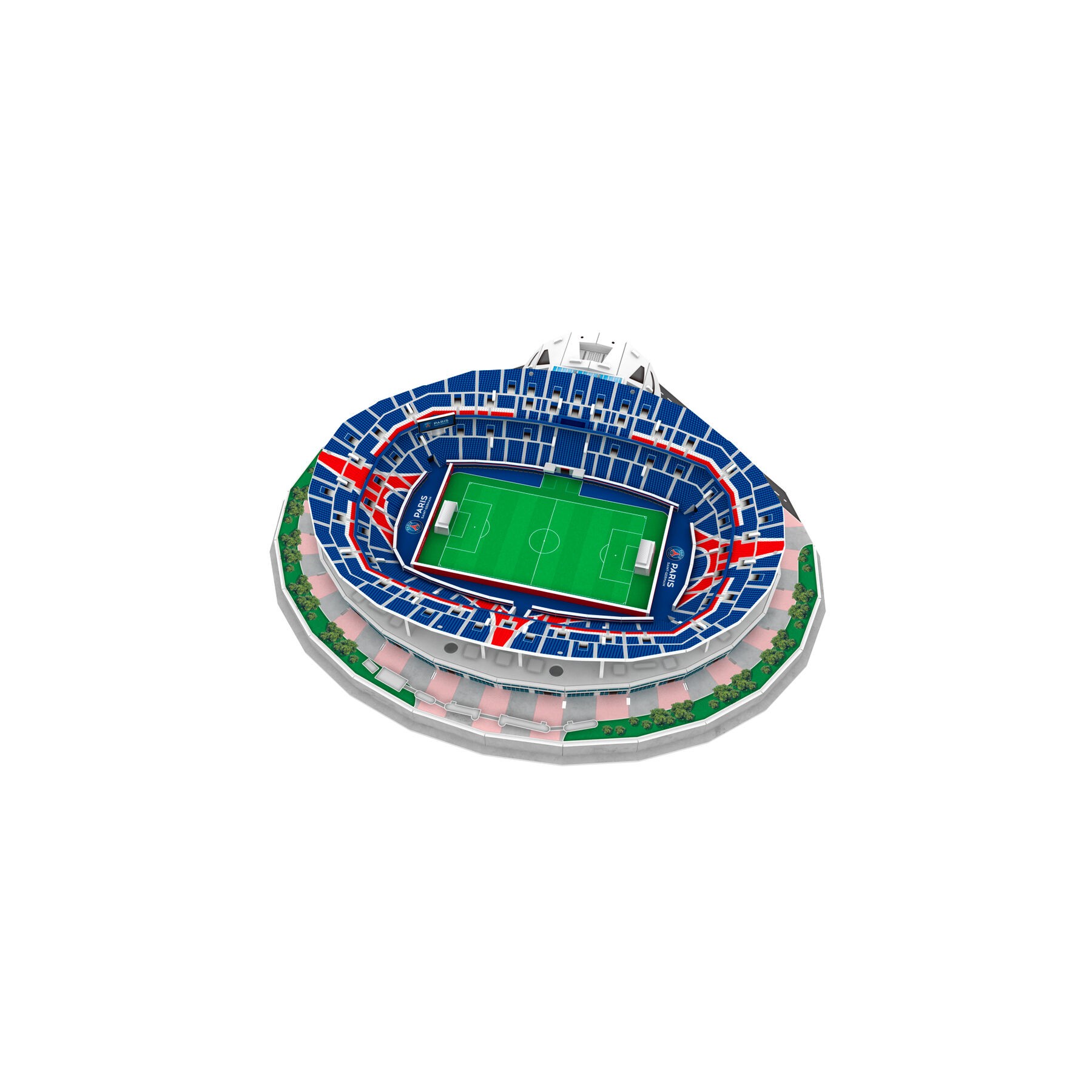 Puzzle 3D Estadio Parque de los Principes Paris Saint-Germain 111pzs