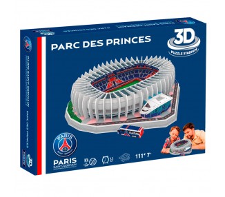 Puzzle 3D Estadio Parque de los Principes Paris Saint-Germain 111pzs
