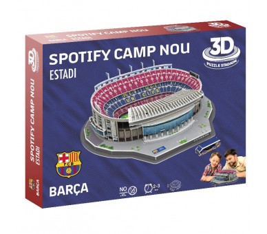 Puzzle 3D Estadio Camp Nou FC Barcelona 98pzs