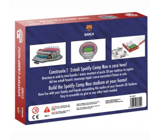 Puzzle 3D Estadio Camp Nou FC Barcelona 98pzs