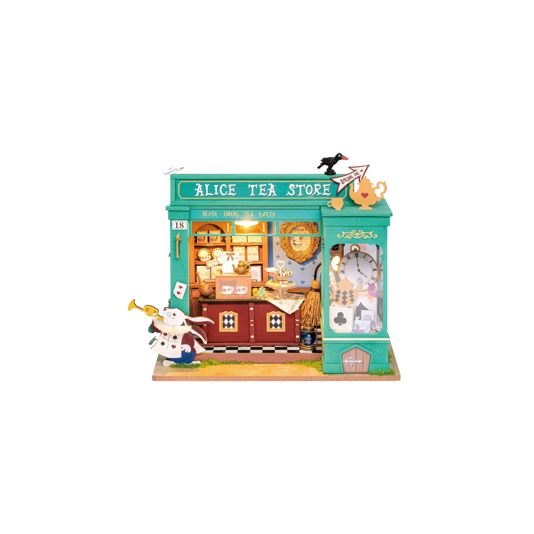 Maqueta La Tienda de Te de Alicia 136pzs