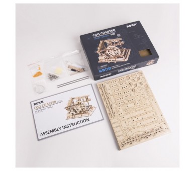 Maqueta Montaña Rusa de Engranajes 233pzs