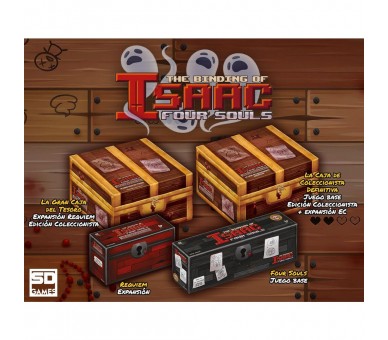 Juego mesa The Binding of Isaac Four Souls español