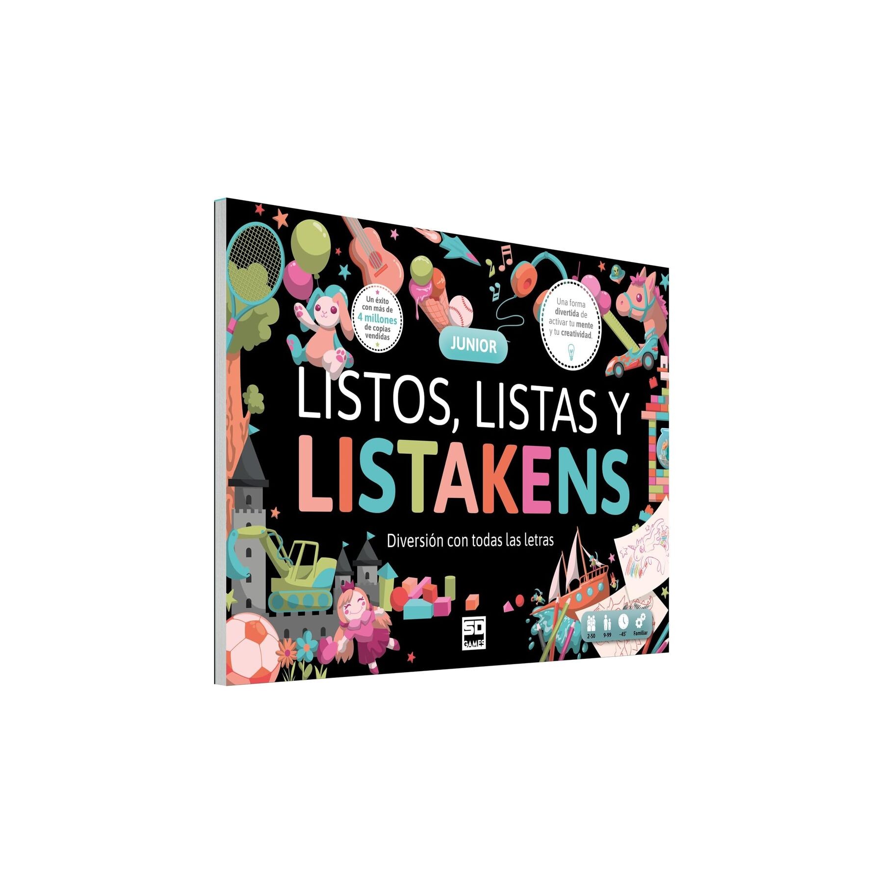 Juego mesa Listos Listas y Listakens Junior español