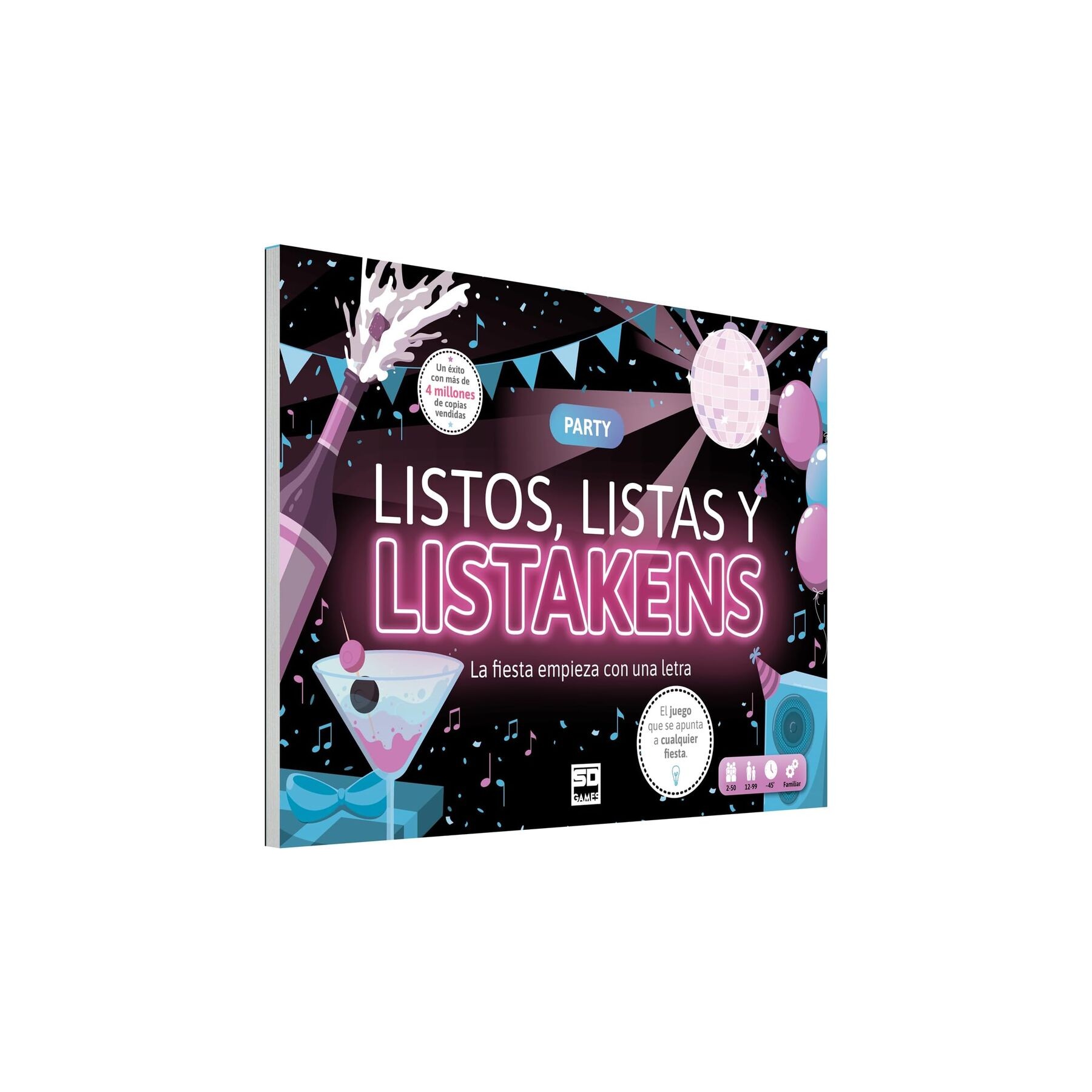 Juego mesa Listos Listas y Listakens Party español