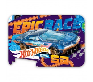 Pizarra Rompecabezas Hot Wheels
