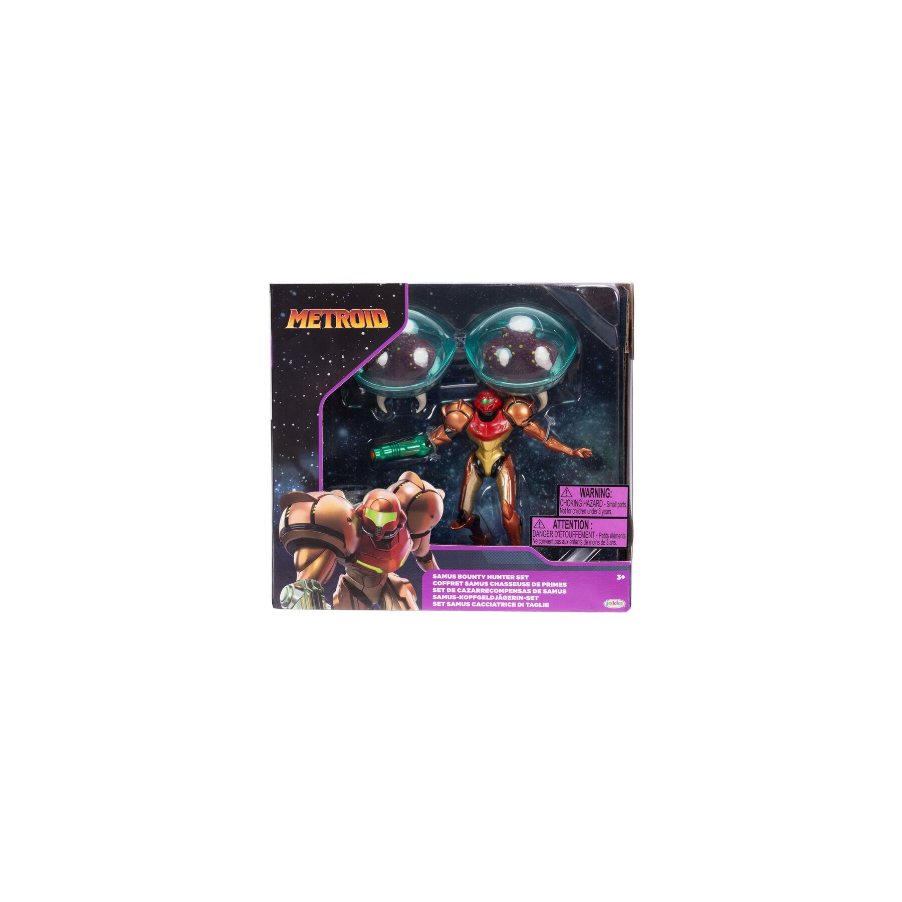 Blister 3 figuras Metroid 6cm