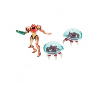 Blister 3 figuras Metroid 6cm