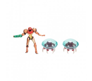 Blister 3 figuras Metroid 6cm