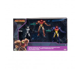 Blister 3 figuras Metroid 6cm