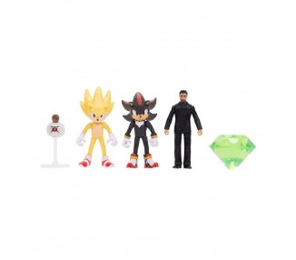 Blister 5 figuras wave 1 Sonic 3 6cm
