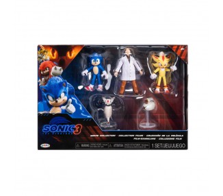 Blister 5 figuras wave 3 Sonic 3 6cm