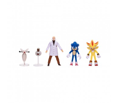Blister 5 figuras wave 3 Sonic 3 6cm