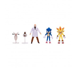 Blister 5 figuras wave 3 Sonic 3 6cm