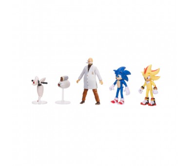 Blister 5 figuras wave 3 Sonic 3 6cm