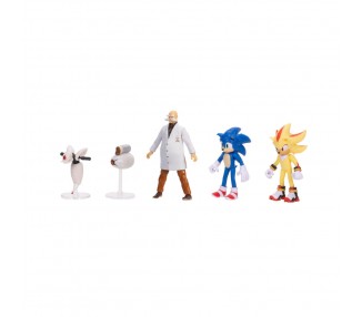 Blister 5 figuras wave 3 Sonic 3 6cm