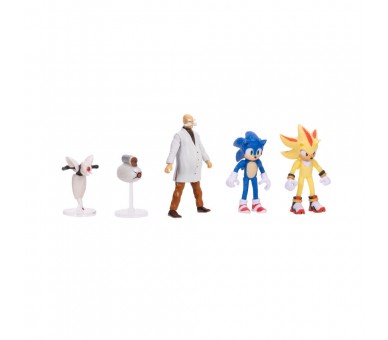 Blister 5 figuras wave 3 Sonic 3 6cm