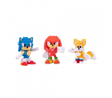 Blister 3 figuras Sonic The Hedgehog 6cm