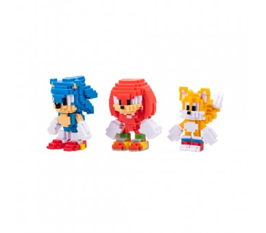 Blister 3 figuras Sonic The Hedgehog 6cm
