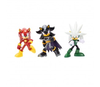 Blister 4 figuras Sonic The Hedgehog DC Comics 12cm