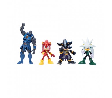Blister 4 figuras Sonic The Hedgehog DC Comics 12cm
