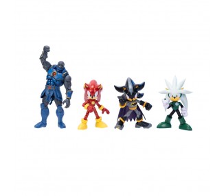 Blister 4 figuras Sonic The Hedgehog DC Comics 12cm