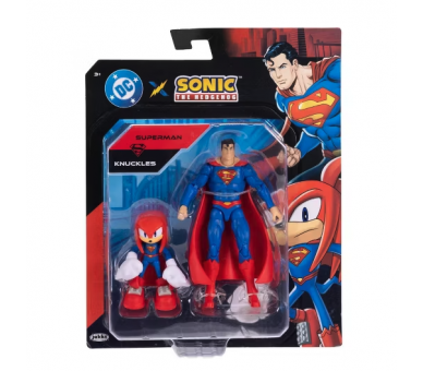 Figuras Superman & Sonic Knuckles Sonic The Hedgehog