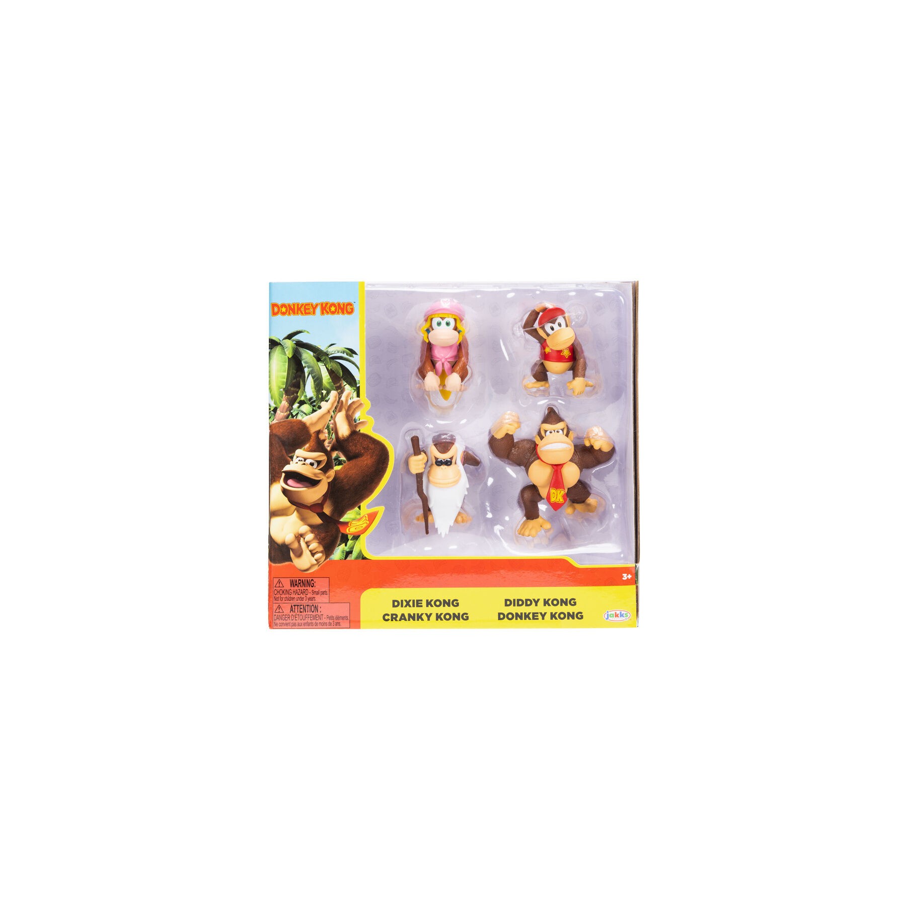Blister 4 figuras Donkey Kong 6cm