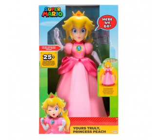 Figura Peach Super Mario Bros 36cm ingles