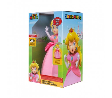 Figura Peach Super Mario Bros 36cm ingles
