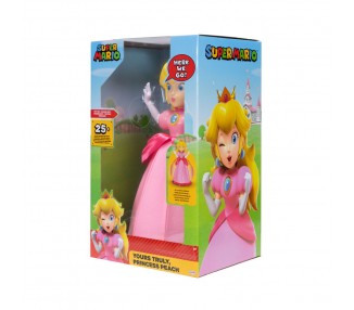 Figura Peach Super Mario Bros 36cm ingles