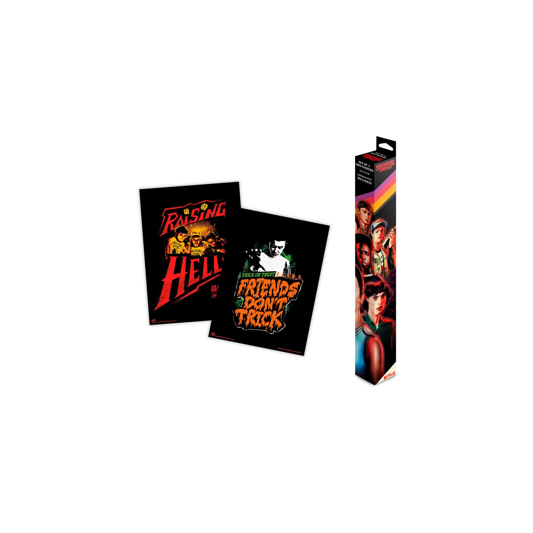 Set 2 mini posters Stranger Things