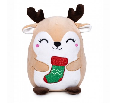 Peluche Reno Christmas 24cm soft