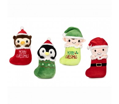 Peluche Calcetin Christmas Kawaii 25cm surtido