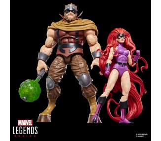 Blister 2 figuras Medusa & Gorgon Inhumanos Marvel Legends Series 15cm