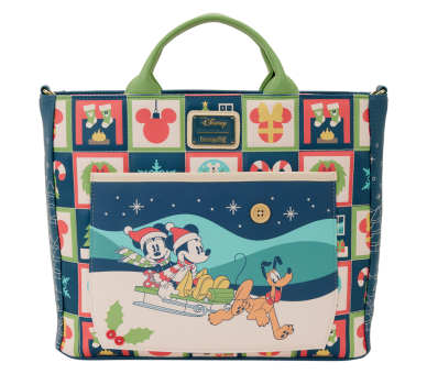 Bolso mochila Mickey & Minnie Holiday Disney Loungefly