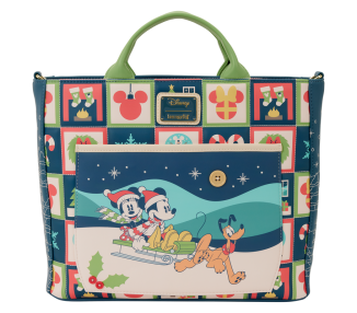 Bolso mochila Mickey & Minnie Holiday Disney Loungefly