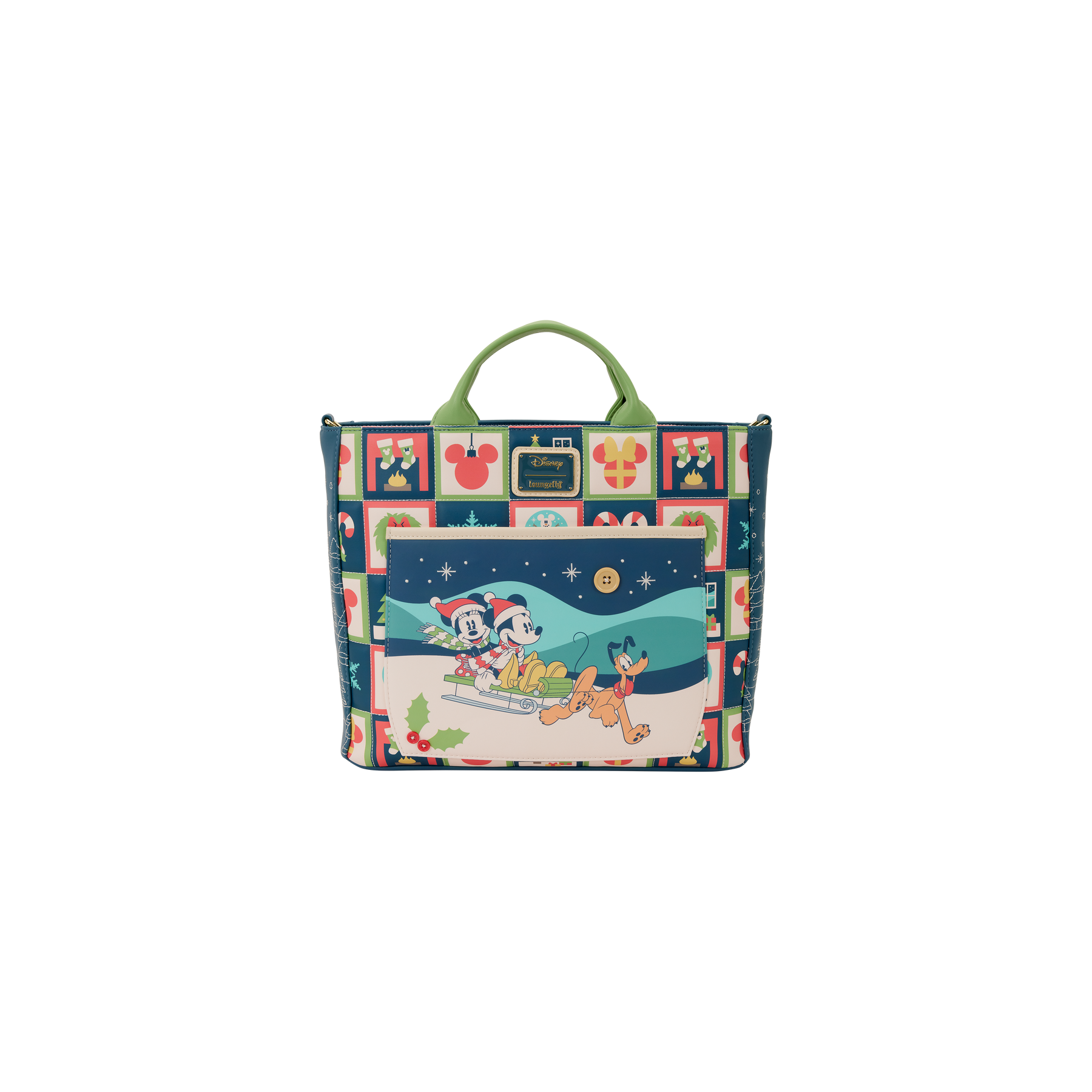 Bolso mochila Mickey & Minnie Holiday Disney Loungefly