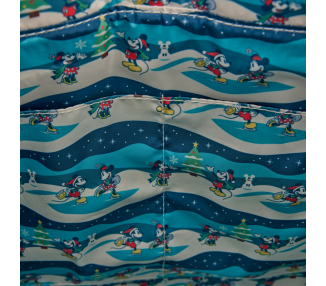 Bolso mochila Mickey & Minnie Holiday Disney Loungefly