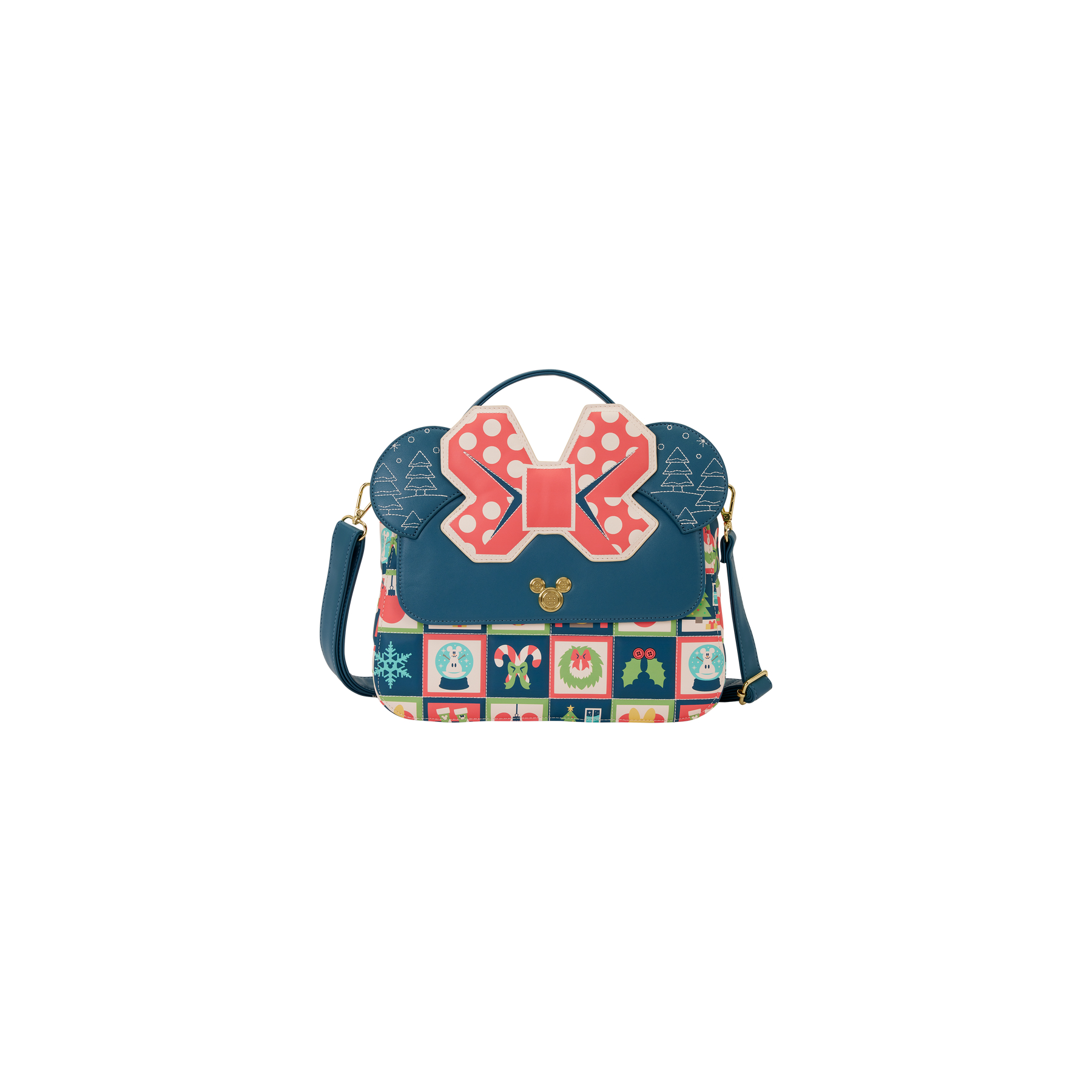 Bolso bandolera Mickey Holiday Disney Loungefly