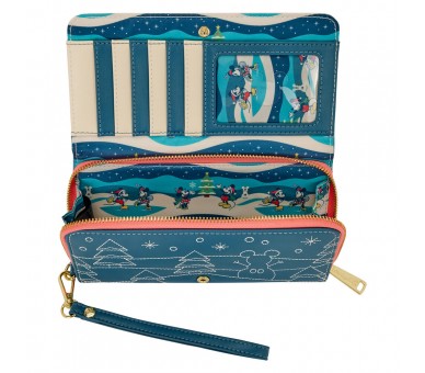 Cartera Mickey & Minnie Holiday Disney Loungefly