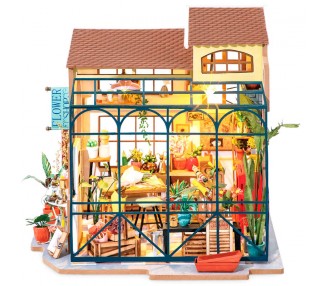 Maqueta Casa Miniatura Emily s Flower Shop 258pzs