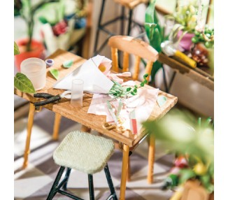 Maqueta Casa Miniatura Emily s Flower Shop 258pzs