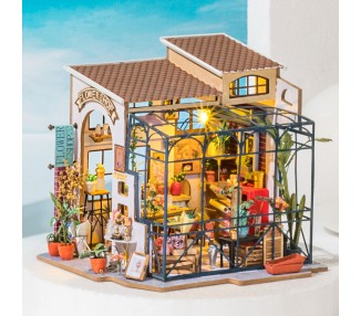 Maqueta Casa Miniatura Emily s Flower Shop 258pzs
