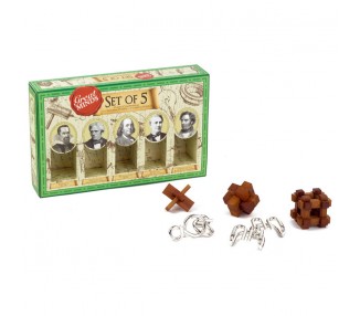 Set 5 juegos habilidad Men The Great Minds
